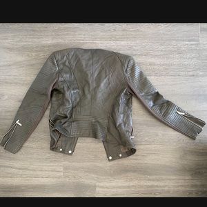 BCBG leather jacket